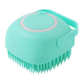 Silicone dog bath brush