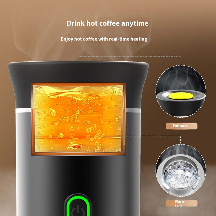 Electric Grinder Coffee Travel 3 In1 Portable Espresso Coffee Maker