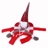 Pet Christmas Riding Transformation Costume