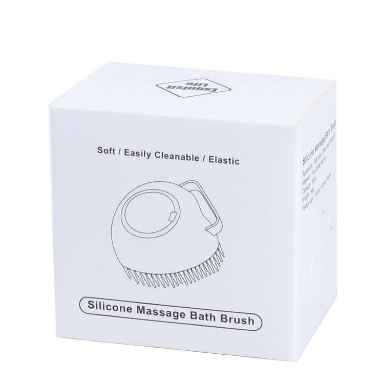 Silicone dog bath brush
