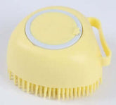 Silicone dog bath brush