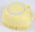 Silicone dog bath brush