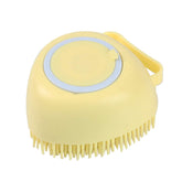Silicone dog bath brush