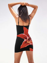 Summer Flowers Printed Suspender Dress
