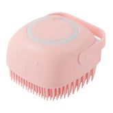 Silicone dog bath brush
