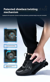 Black Tech Running Shoes Power Mechanical Running Shoes Marathon