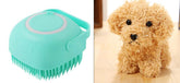 Silicone dog bath brush