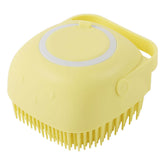 Silicone dog bath brush