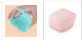 Silicone dog bath brush